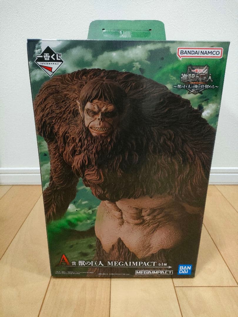 一番くじ 進撃の巨人 A賞 獣の巨人 フィギュア MEGAIMPACT