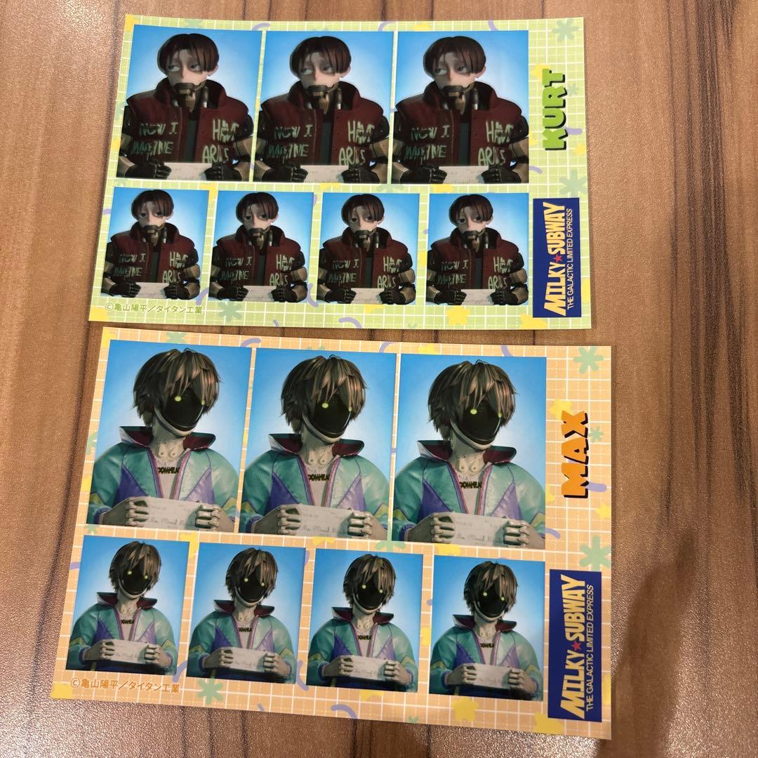 ミルキーサブウェイ トレーディング証明写真風ブロマイド カート