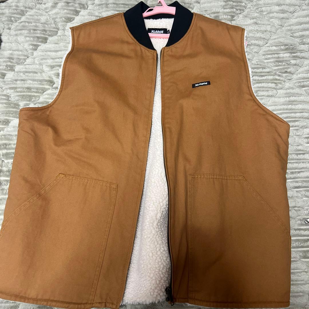 XLARGE ブラウン ベスト XL