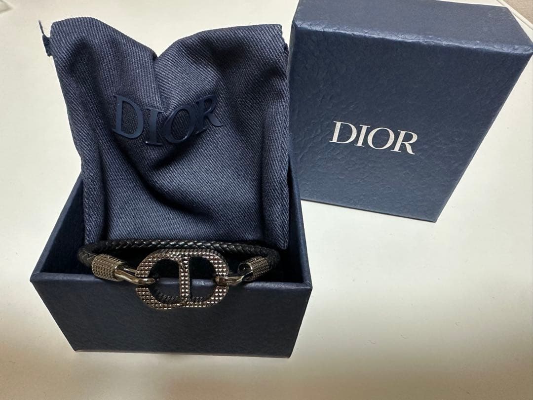 CD Icon ブレイドレザー ブレスレット[美品]