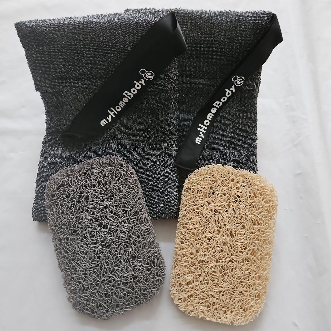 石けん置き パッド 石けん ポケット2個 角質除去 ソープセーバー