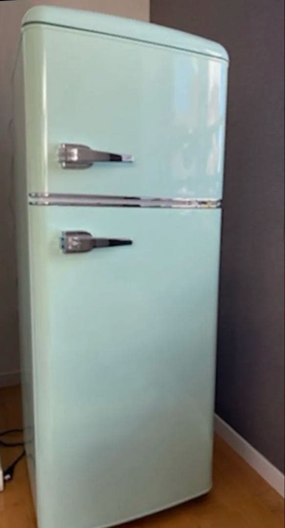 【*k様 【最終値下げ中！】アイリスプラザ 114Lレトロ冷蔵庫 PRR-122 冷蔵庫 114L レトロ 小型 一人暮らし 2ドア 幅48cm PRR-122D-W