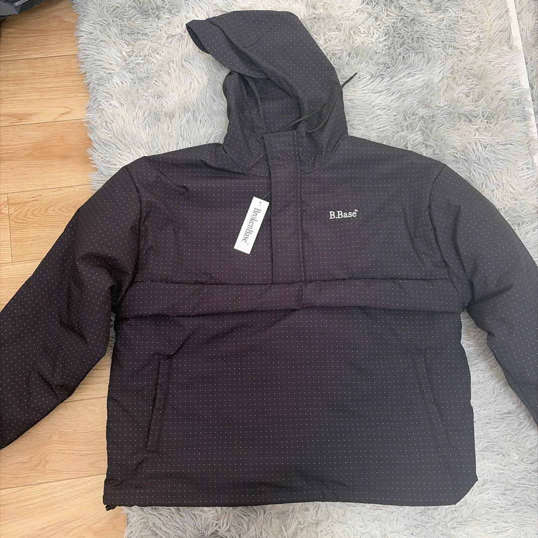 B.Base ドット柄 フード付きアノラックジャケット - メルカリ