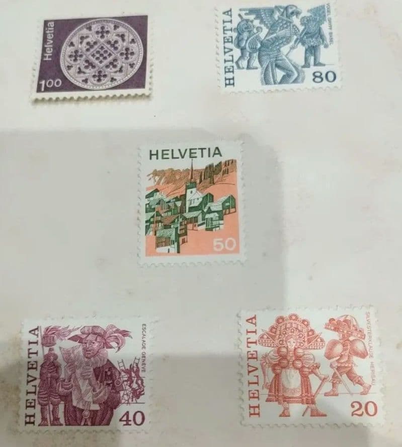 海外切手 スイス 1970年代 - メルカリ