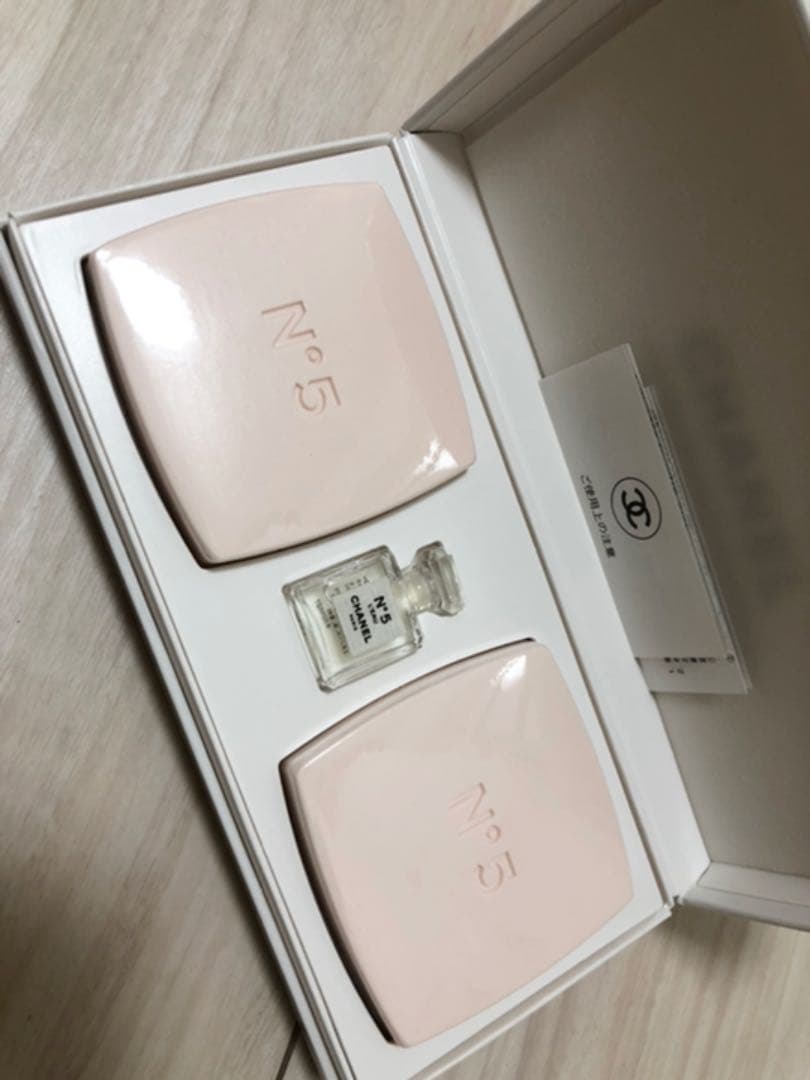 シャネル　CHANEL ソープ香水セット　NO.5