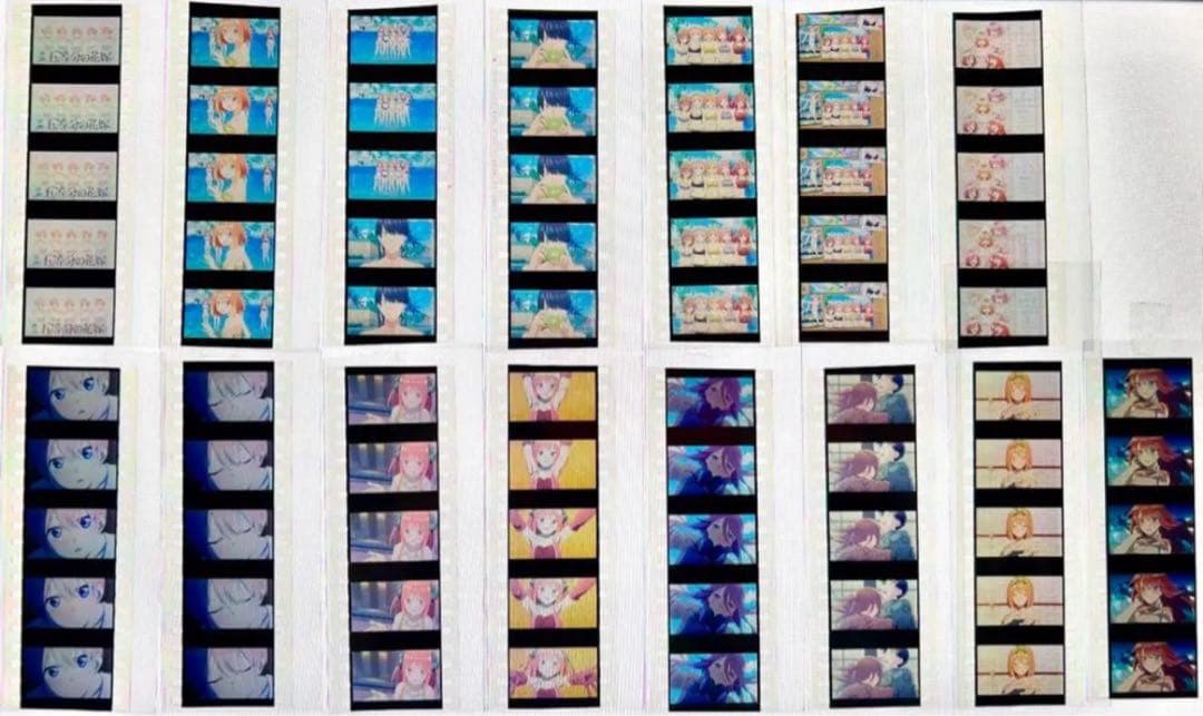 五等分の花嫁　映画特典　フィルムセル コレクション