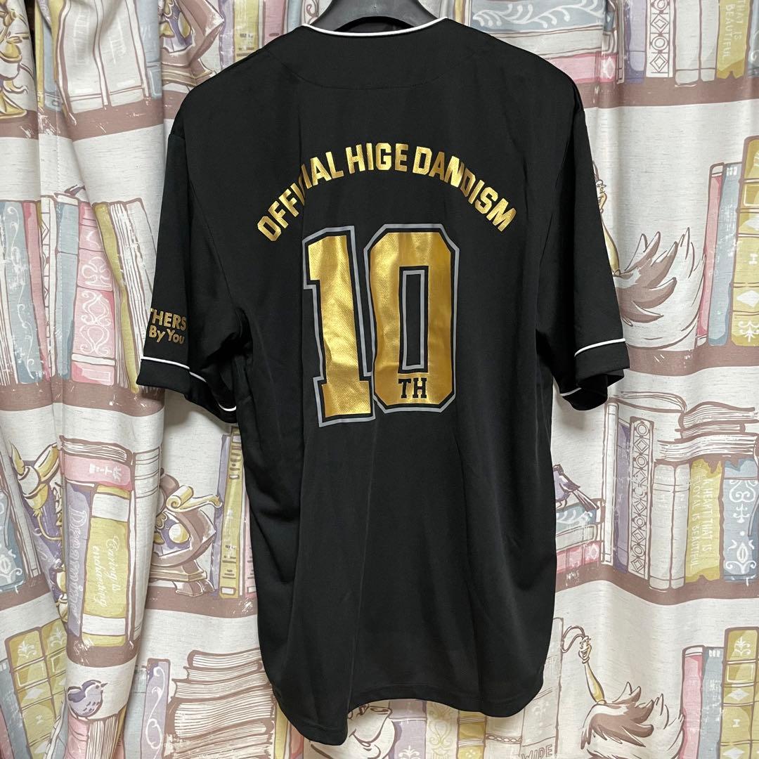 Official髭男dism ヒゲダン 10周年ベースボールシャツ L ブラック