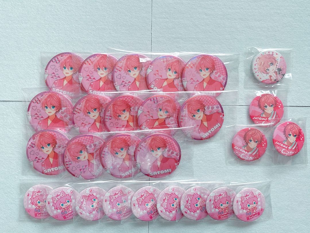 STPR すとぷり さとみくん缶バッジセット