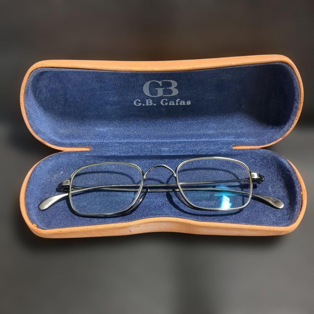 G.B.Gafas メガネ ヴィンテージ シルバー