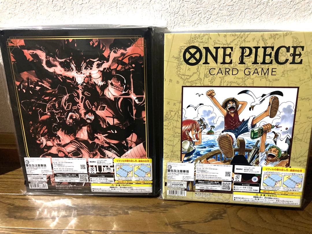 ワンピースカードゲーム バインダー2冊セット ファイル - メルカリ