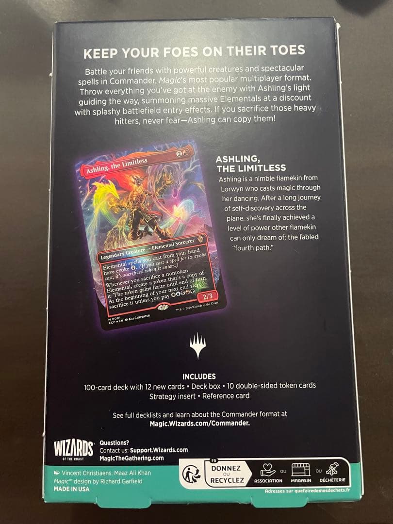 ローウィンの昏明 統率者デッキ エレメンタルの舞踊 英語版 - メルカリ