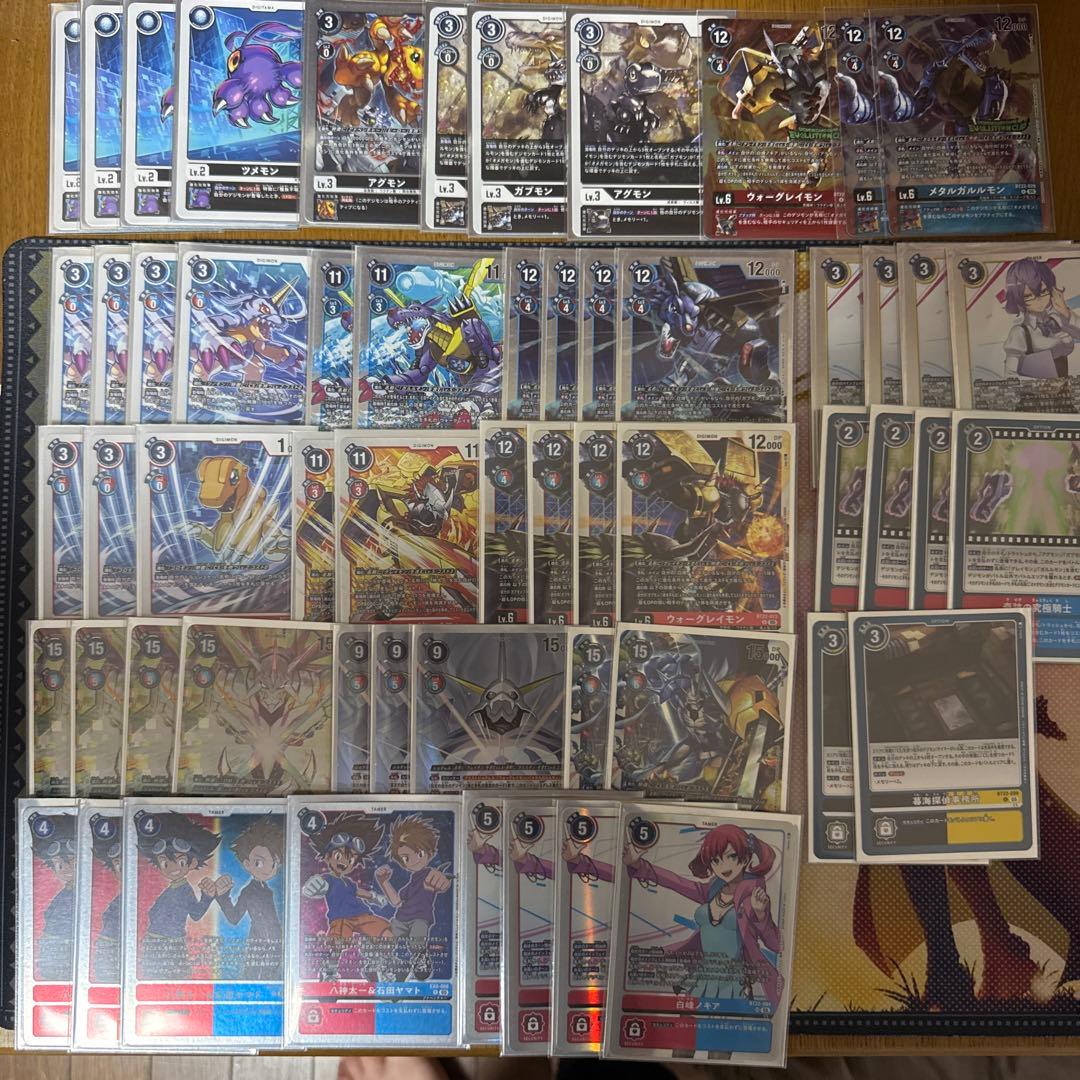 デジモンカードゲーム オメガモン デッキ パラレル有 パーツ付き