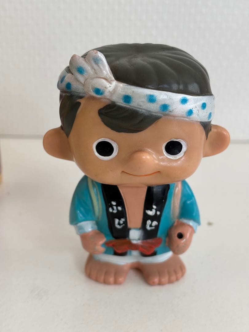 非売品】富士銀行ぼくちゃんソフビ貯金箱とプラスティックタワー貯金箱