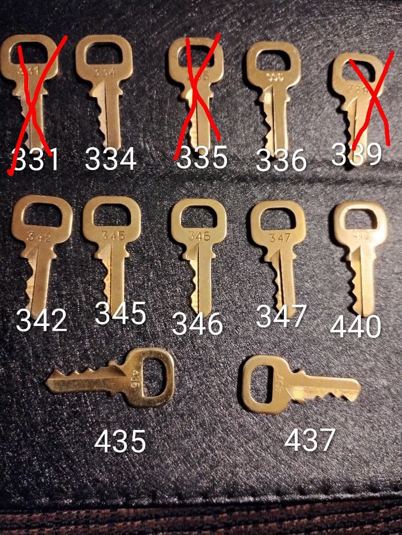 ルイヴィトン Louis Vuitton パドロック カデナ 南京錠の鍵 1本 - メルカリ