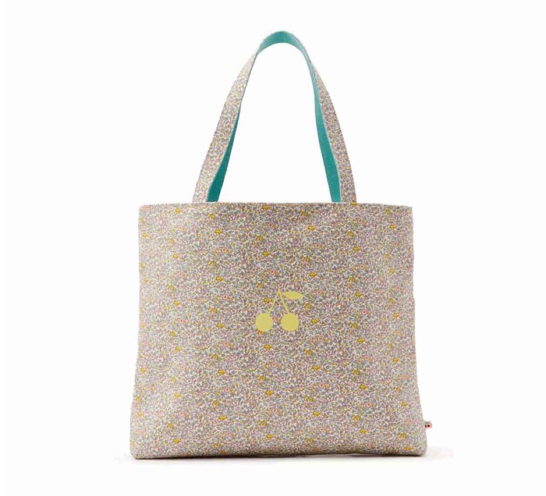 新品タグ付き　ボンポワン　リバーシブルトートバッグ　エクリュ ボンポワン オンラインストア | Bonpoint 【日本限定】リバティ トート