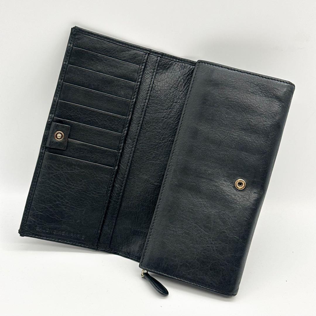 バレンシアガ コンチネンタル 二つ折り 長財布 シティ スタッズ