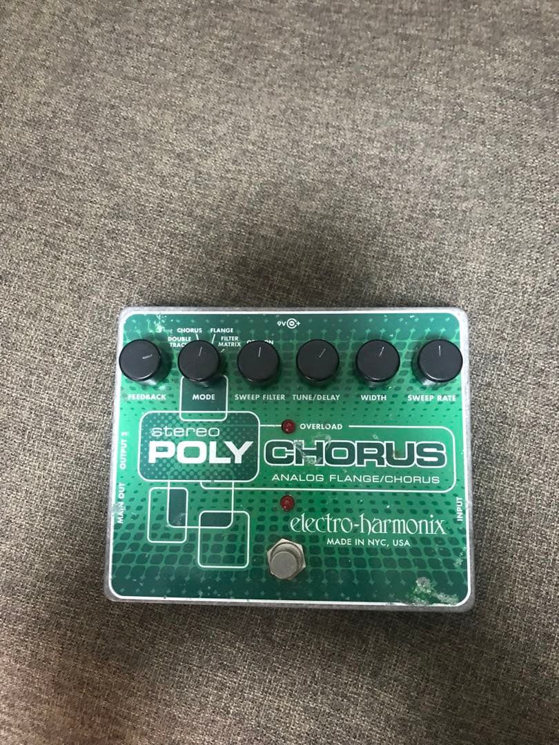 ギター Electro-Harmonix poly chorus Used Electro Harmonix Stereo Poly Chorus Analog Flange & Chorus