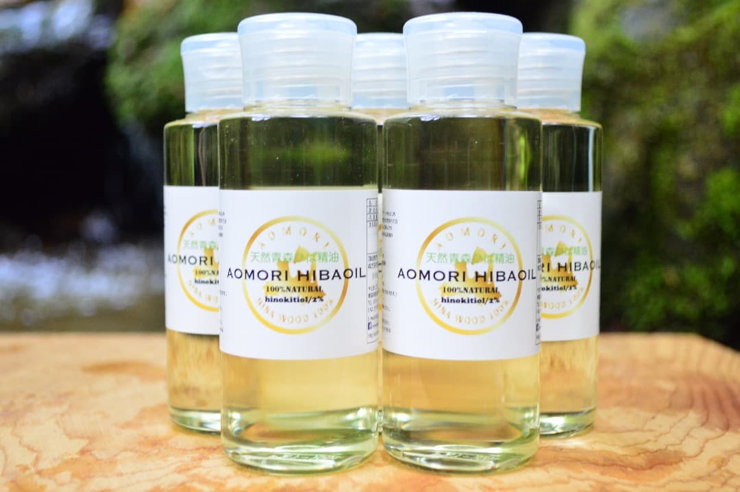 天然青森ひば精油 100ml×5本/産地直送！青森ひば油/エッセンシャルオイル