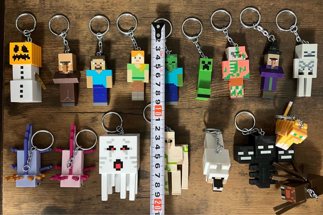 マイクラ フィギュアキーチェーン コンプ 全18種 まとめ売り - メルカリ