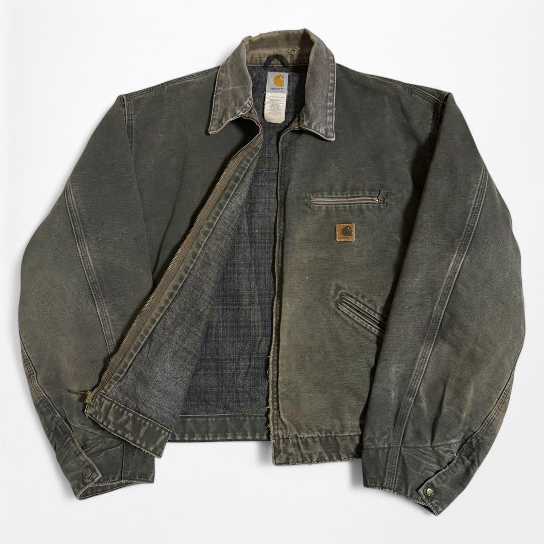 Carhartt USA製 デトロイトジャケット モス J97MOS XL - メルカリ