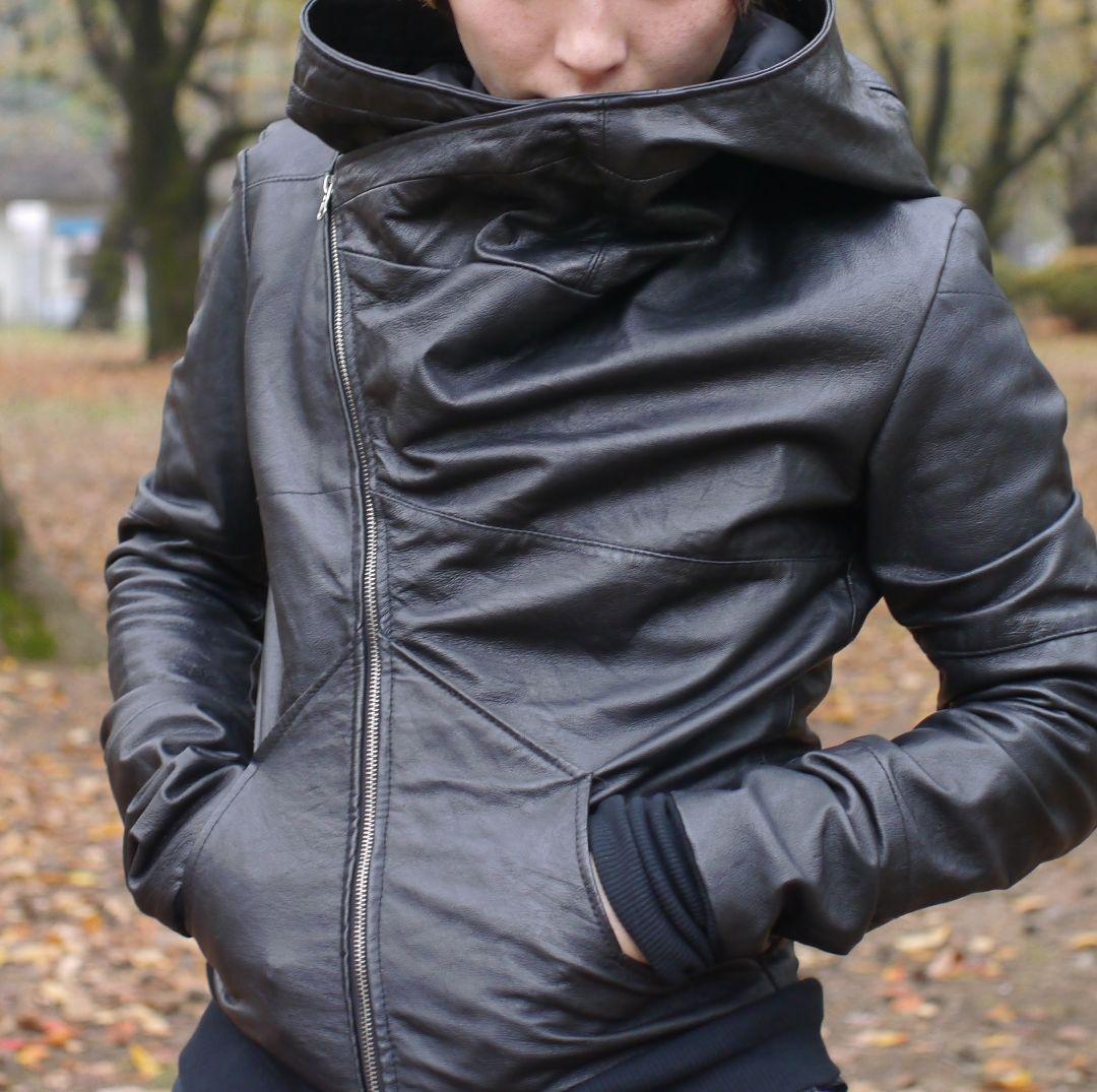 SHIMOKITAZAWA RINGO 　変形　レザー　ライダース　ジャケット