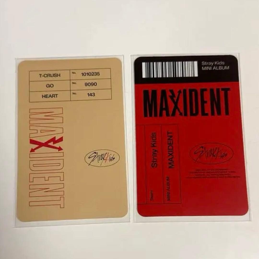 straykids maxident バンチャン 封入 2枚セット - メルカリ