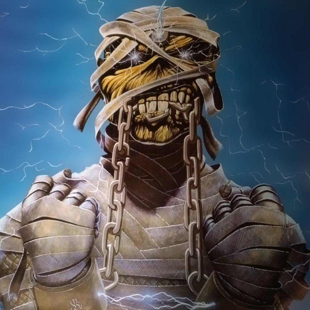 IRON MAIDEN ポスター 1985 WORLD SLAVERY TOUR