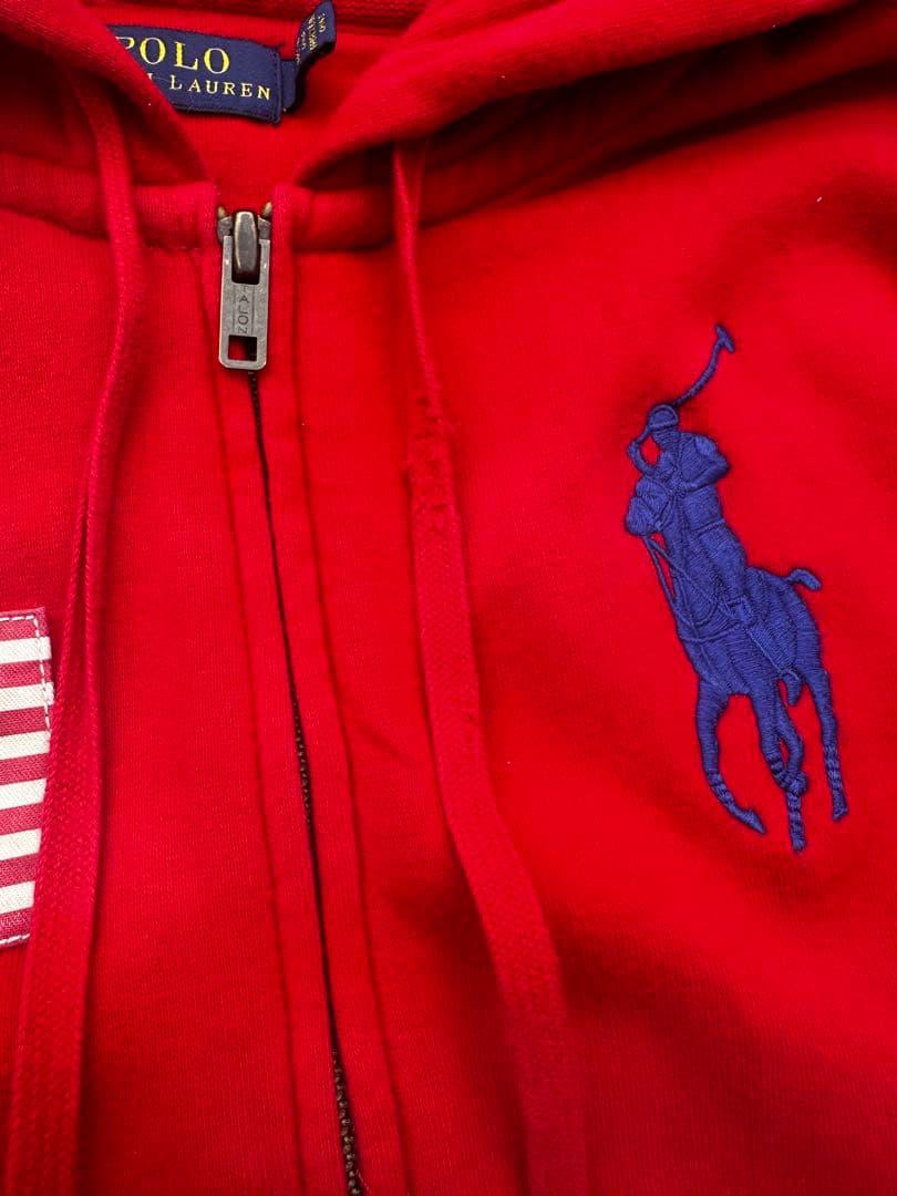 USA】ラルフローレン ビックポニー ジップパーカー Sサイズ - メルカリ