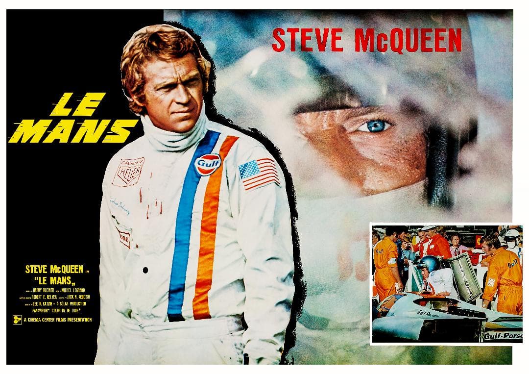 ポスター『栄光のル・マン』イタリア版☆スティーブ・マックイーン
