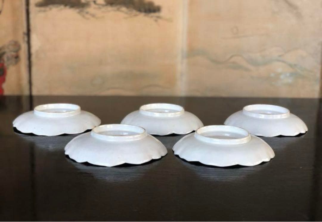 母」古伊万里 枇杷図 変わり皿 5客 （806A） - メルカリ