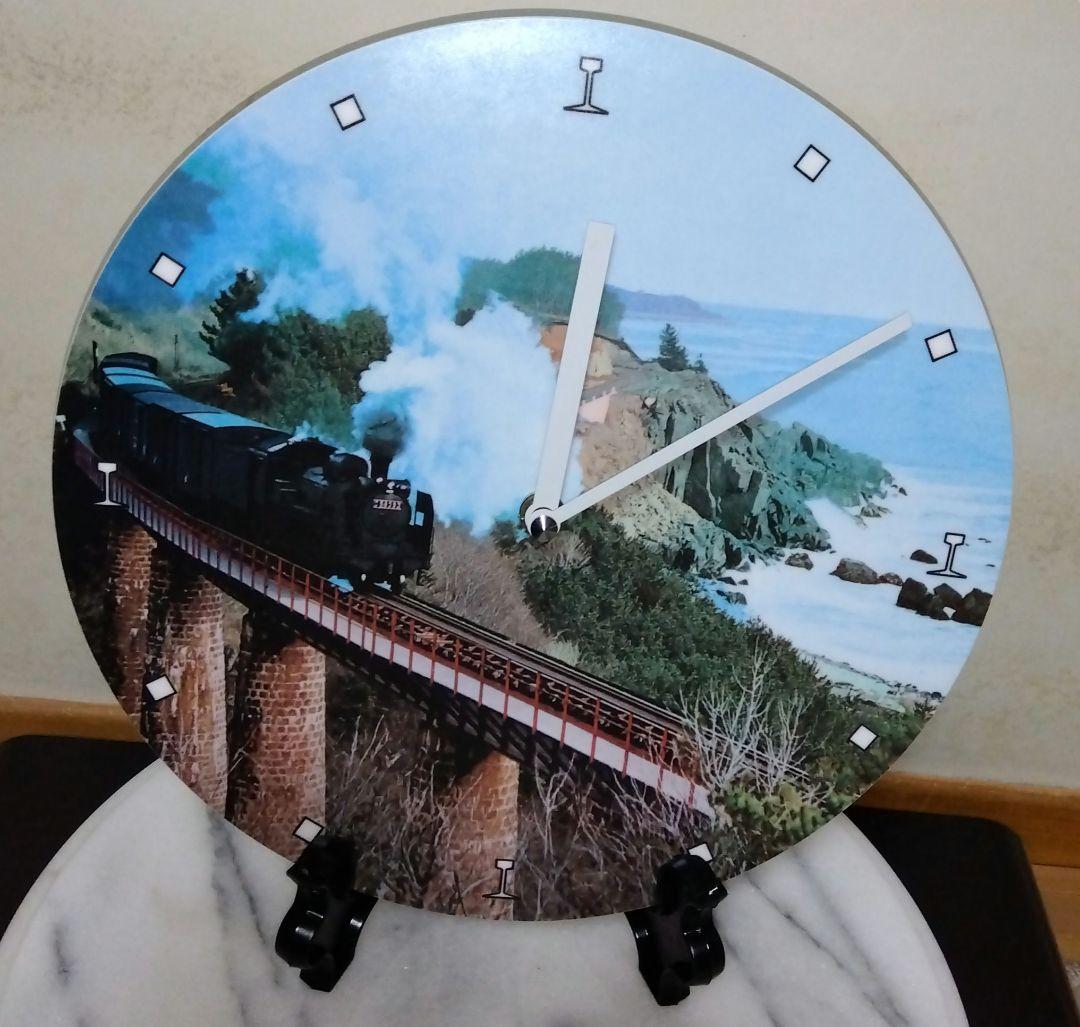 【昭和レトロ】昭和47年♦ 置時計（壁掛け両用）シチズン …蒸気機関車デザイン