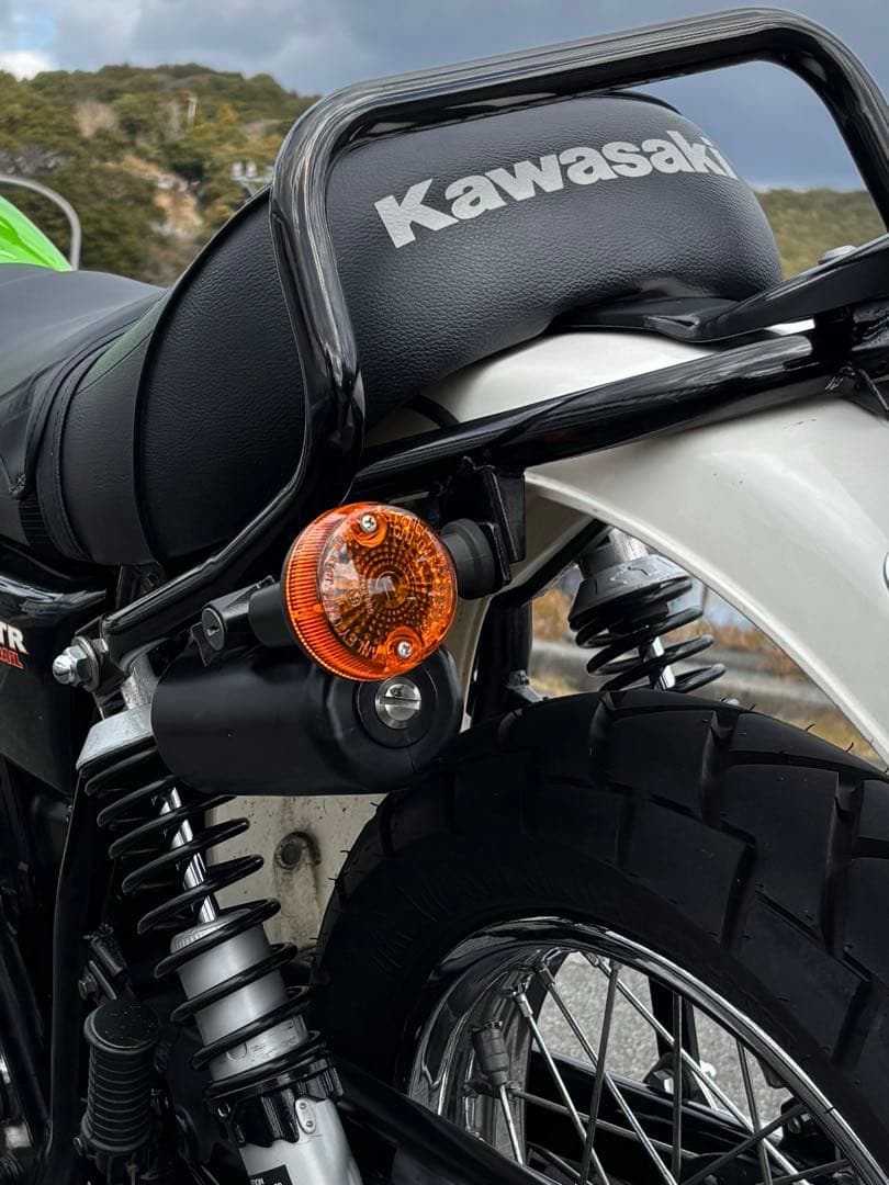 【廃盤希少】カワサキ250TR タンデムグリップ　GOLDMEDAL製