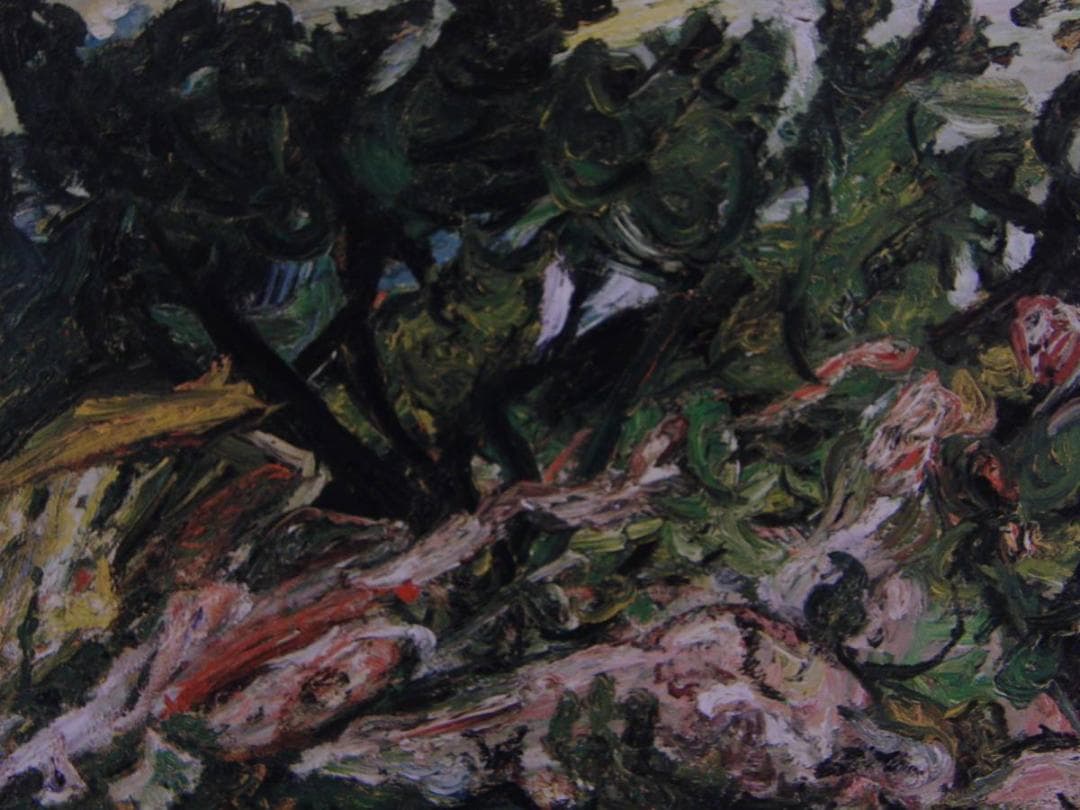 カイム・スーティン【セレの風景】、希少な画集画、新品高級額