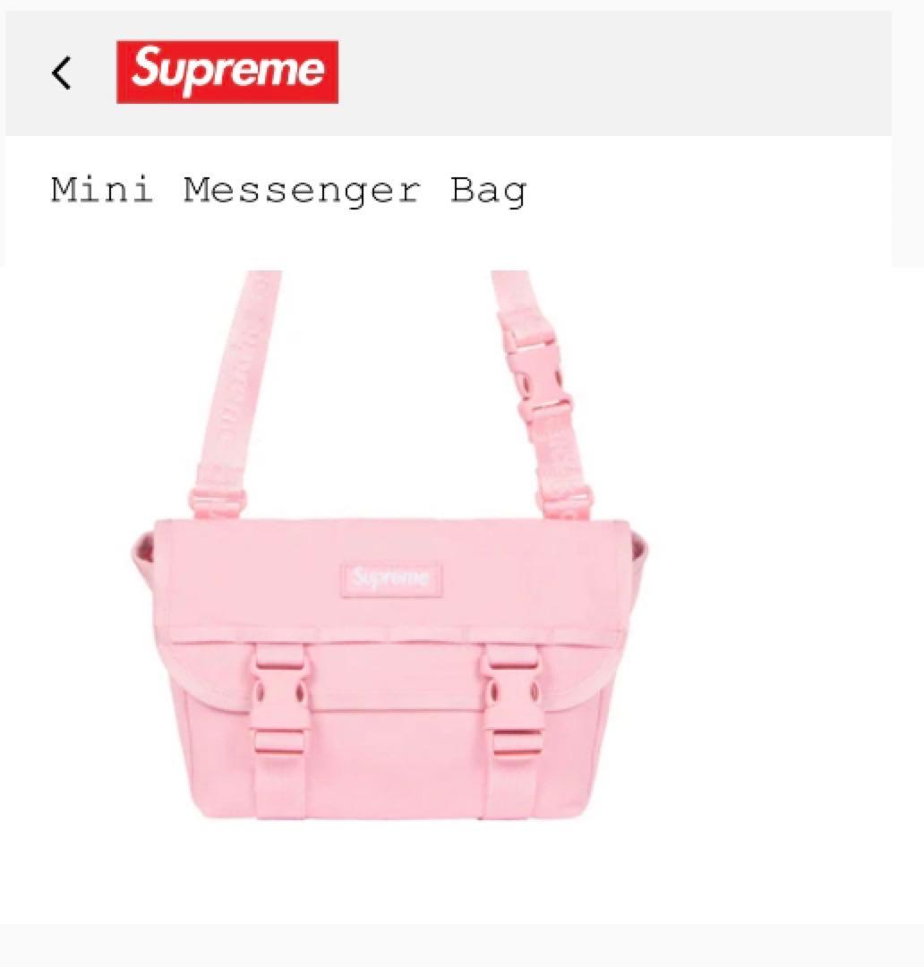 バッグ 25SS Mini Messenger Bag Light Pink Buy Supreme Mini Messenger Bag 'Light Pink' - SS25B8 LIGHT PINK | GOAT