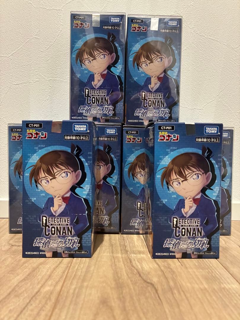 新品 未開封 名探偵コナン カードゲーム 探偵たちの切札【7BOX