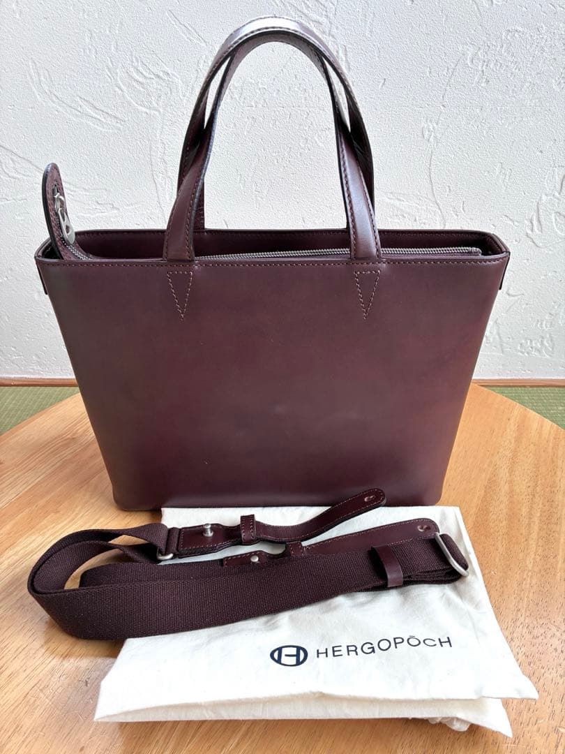 エルゴポック　06シリーズ　ワキシングレザーミニトートバッグ