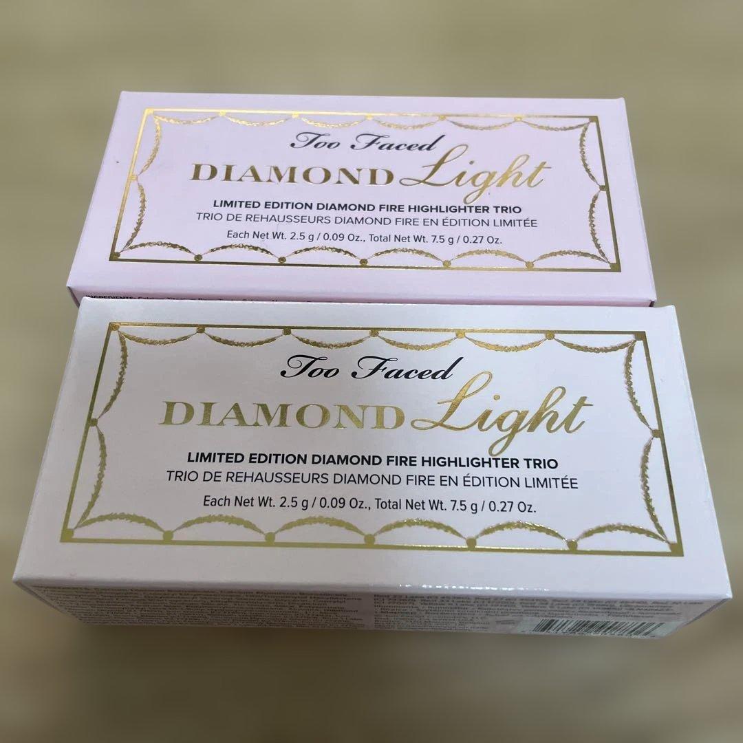 Too Faced DIAMOND Light 限定版ハイライター トリオ 2個