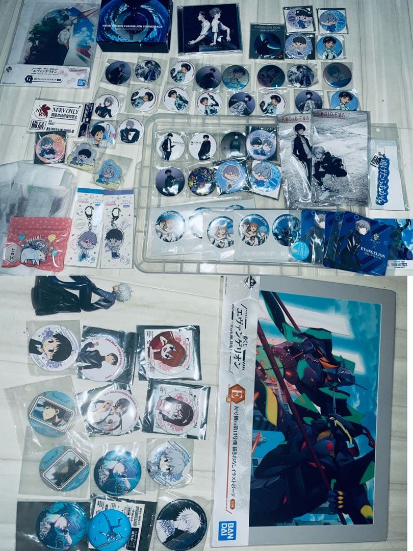 エヴァンゲリオン碇シンジ渚カヲル缶バッジまとめ売り