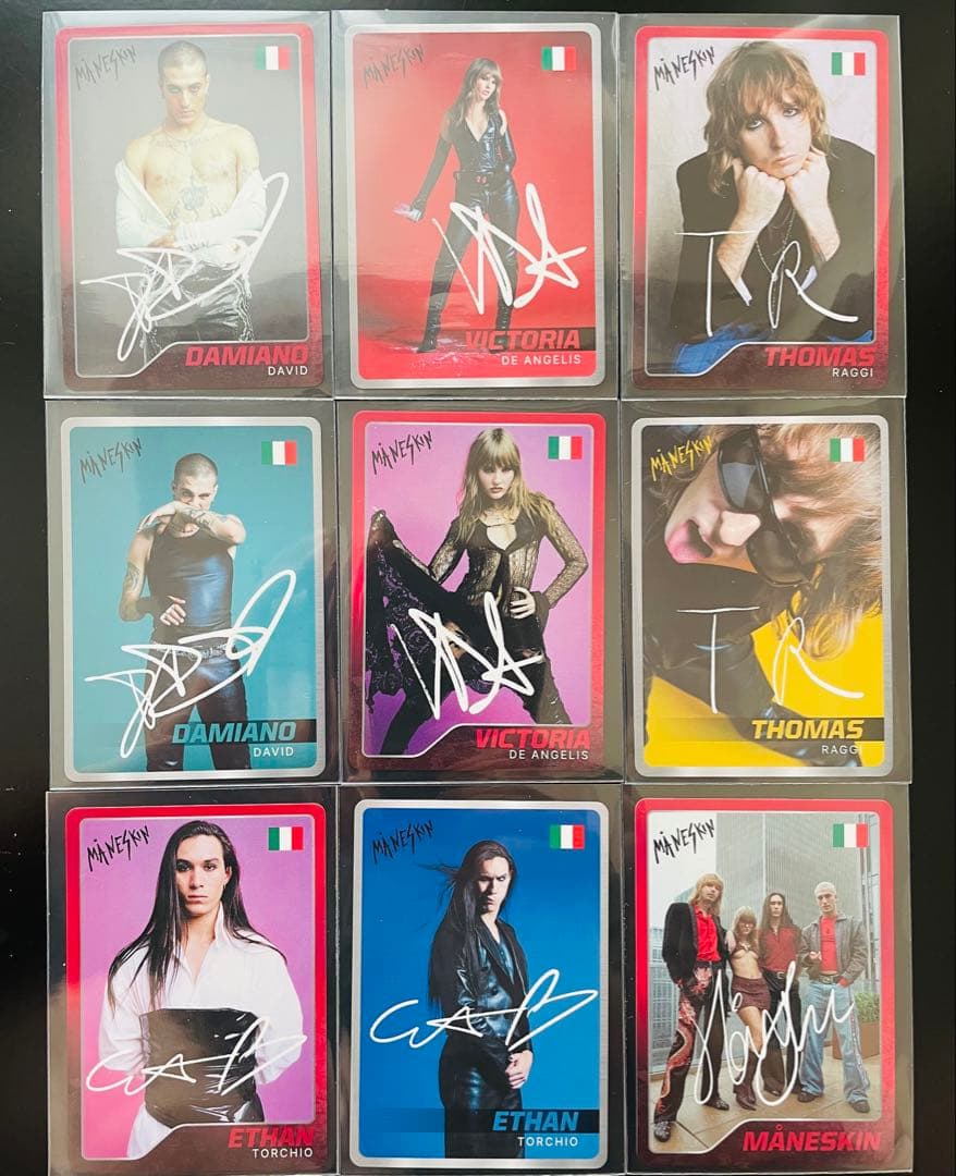 MANESKIN マネスキン　トレーディングカード　コンプリート　非売品　トレカ