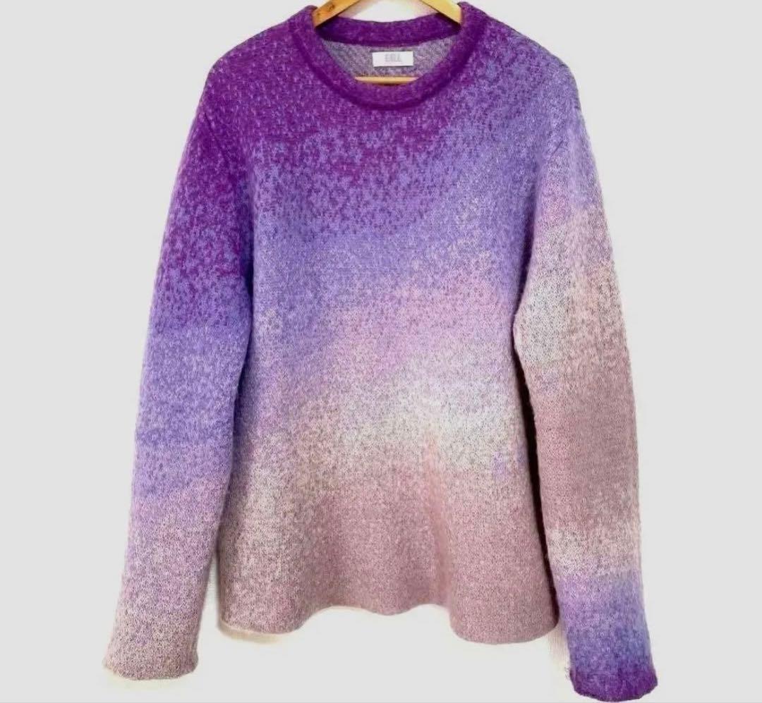 ERL 22AW gradient mohair sweaterアイドル多数着用 Gradient mohair-blend sweater in multicoloured - ERL | Mytheresa
