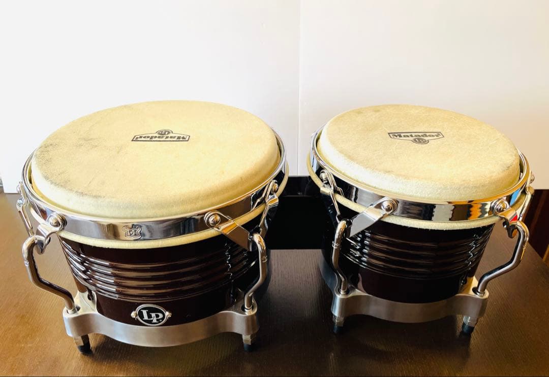 M201 Matador Wood Bongos / Dark Brown, …