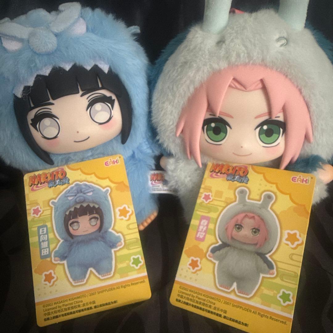 NARUTOラブブ 日向ネジ サクラ ぬいぐるみセット - メルカリ