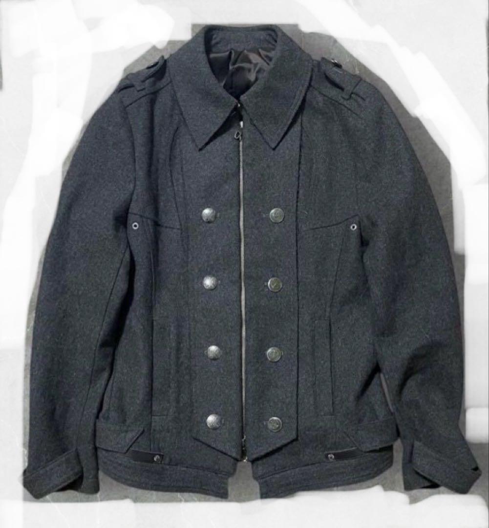 PPFM ナポレオン ジャケット ダークウェア Pコート グレー - メルカリ