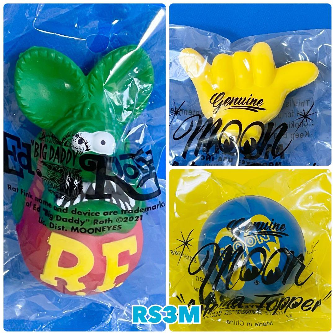 ラットフィンク アンテナトッパー ムーンアイズ シャカ ブルー No.RS3M