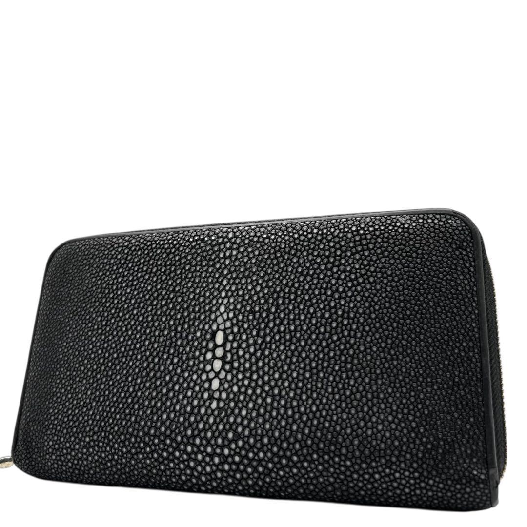 muta　長財布　スティングレイ　オーガナイザー　ラウンドファスナー　エイ革