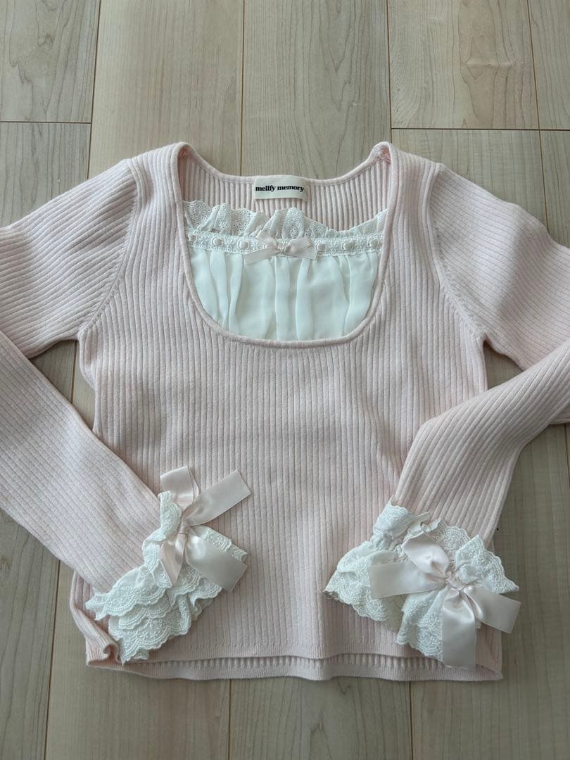 mellfy memory 愛しのlace frill cuffsトップス