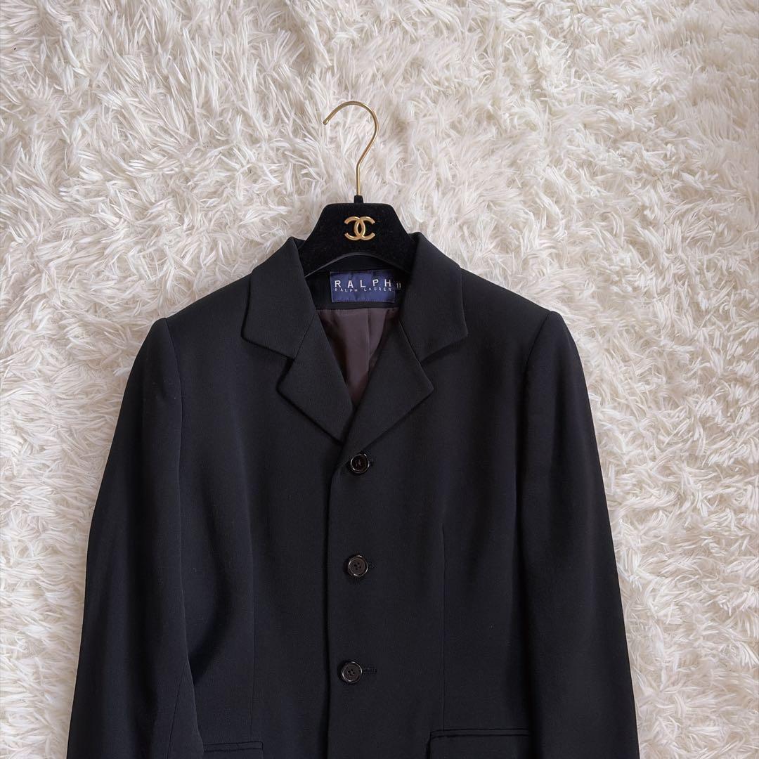 美品 ウール100%】ラルフローレン スーツ セットアップ パンツ 黒