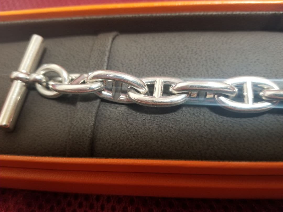 本物鑑定済みHERMESシェーヌダンクルGM13コマエルメス - メルカリ