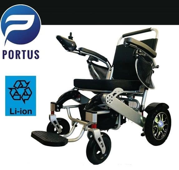 美品 2023年製 ポルタス　FREEDOM 折畳み式電動車椅子　自動ブレーキ