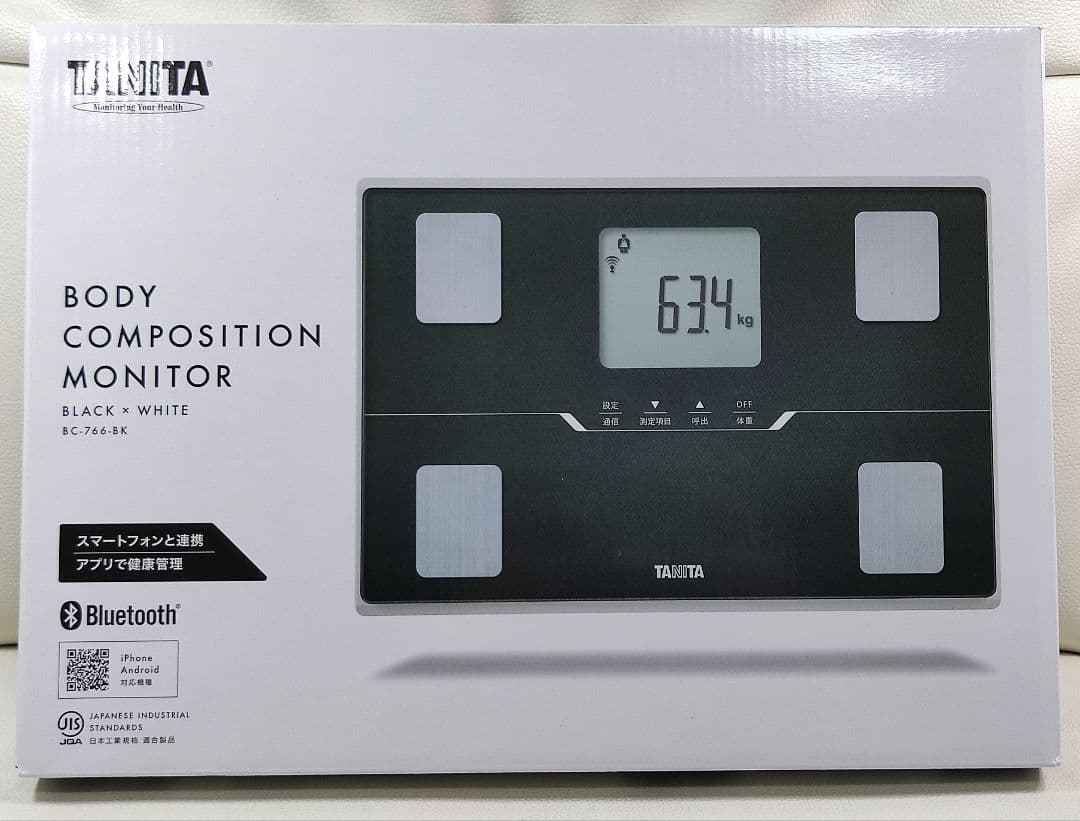 TANITA 体組成計 BC-766-BK 計測計・新品、未使用